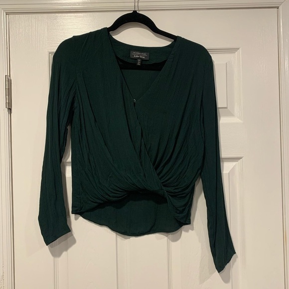 & Other Stories Twist Cross Front Long Sleeve Blouse - Picture 1 of 4